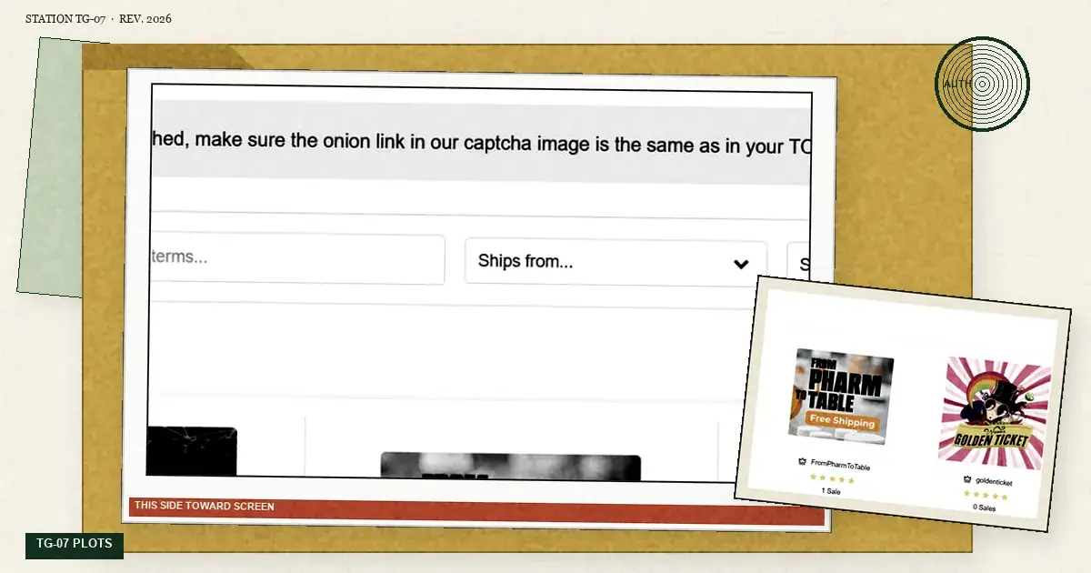 Plot index photograph of seven market interface stills